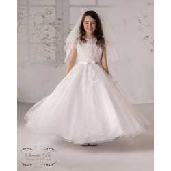 Sweetie Pie First Holy Communion White Dress Style SR718