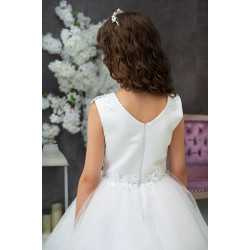 Handmade White First Holy Communion Dress Style SAVANNAH MCH