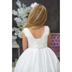 Handmade White First Holy Communion Dress Style JASMINE MCH