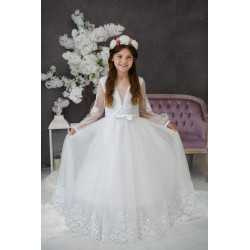 Handmade White First Holy Communion Dress Style HINATA MCH