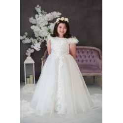 Handmade Ivory First Holy Communion Dress Style STACY MCH