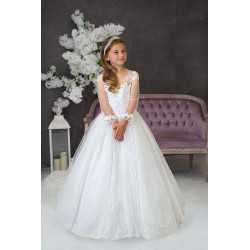 Handmade White First Holy Communion Dress Style HORTENSE MCH