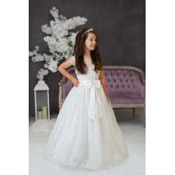 Handmade White First Holy Communion Dress Style EVE MCH