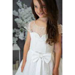 Handmade White First Holy Communion Dress Style EVE MCH