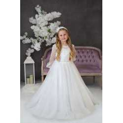 Handmade White First Holy Communion Dress Style RACHEL MCH