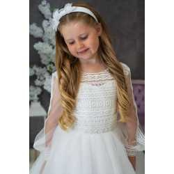 Handmade White First Holy Communion Dress Style RACHEL MCH