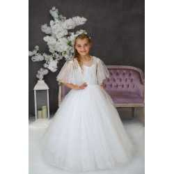 Handmade White First Holy Communion Dress Style PEGGY MCH