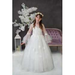 Handmade Ivory First Holy Communion Dress Style AMIE MCH