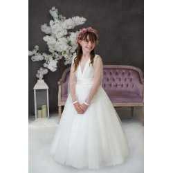 Handmade Ivory First Holy Communion Dress Style GENESIS MCH