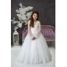 Handmade White First Holy Communion Dress Style PAULINE MCH