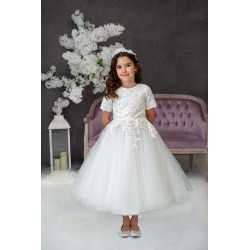 Handmade Ivory First Holy Communion Dress Style HERTHA MCH