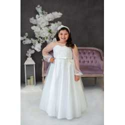 Handmade White First Holy Communion Dress Style DOMINICA MCH