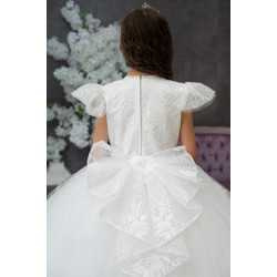 HANDMADE WHITE FIRST HOLY COMMUNION DRESS T-178