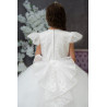 HANDMADE WHITE FIRST HOLY COMMUNION DRESS T-178