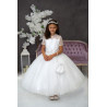 HANDMADE WHITE FIRST HOLY COMMUNION DRESS T-170