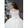 HANDMADE WHITE FIRST HOLY COMMUNION DRESS T-170