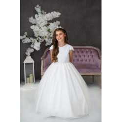 Sweetie Pie First Holy Communion White Dress Style SR718