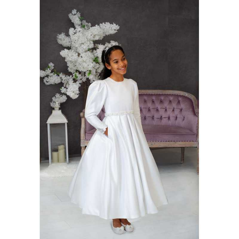 Sweetie Pie First Holy Communion White Dress Style SR718