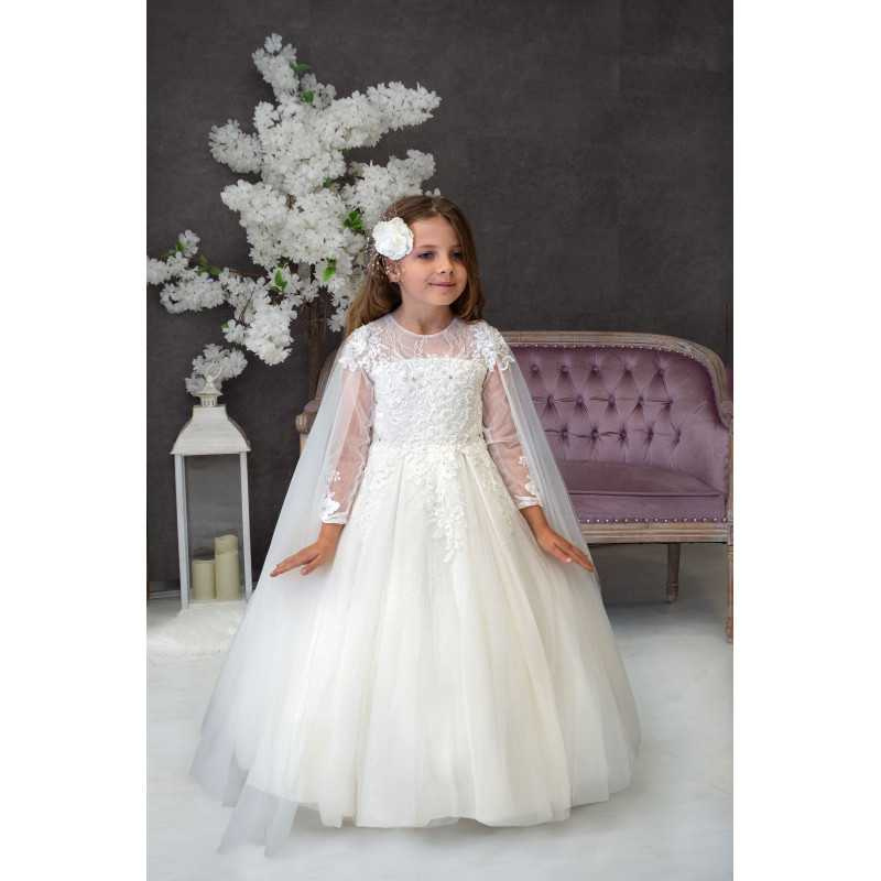 Sweetie Pie First Holy Communion Ivory Dress Style 5003