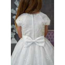 Sweetie Pie First Holy Communion White Dress Style 4085