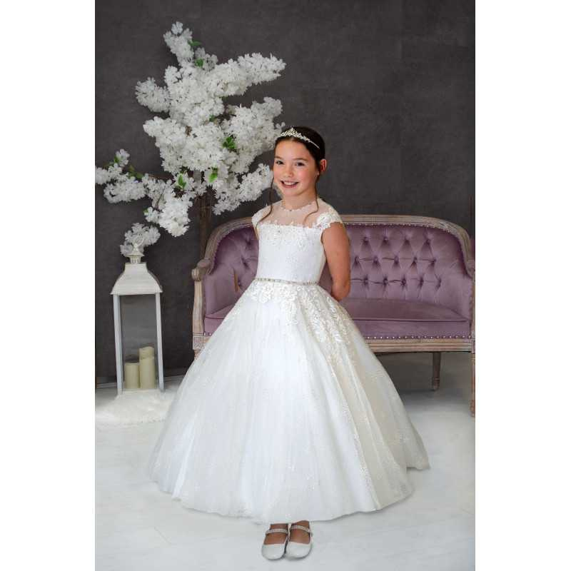 Sweetie Pie First Holy Communion Ivory Dress Style 4098