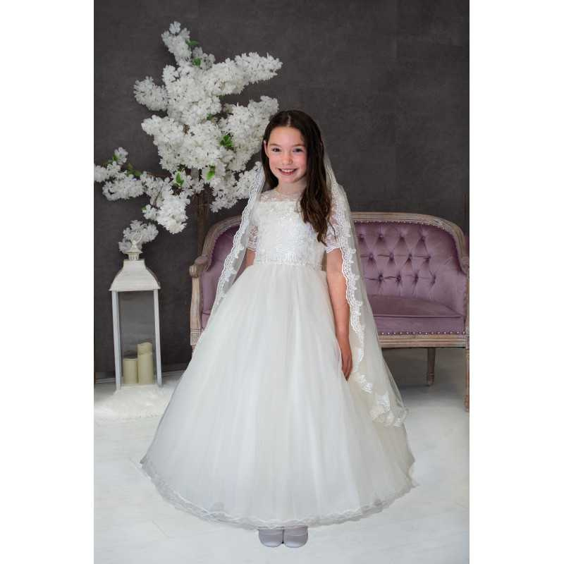 Sweetie Pie First Holy Communion Ivory Dress Style RB641