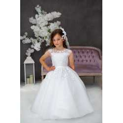 Sweetie Pie First Holy Communion White Dress Style SR718