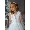 Handmade White First Holy Communion Dress Style MILEY MCH