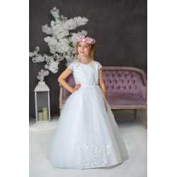 Handmade White First Holy Communion Dress Style MARY MCH