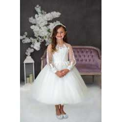 Handmade Ivory First Holy Communion Dress Style MERIDIAH MCH