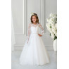 Handmade White First Holy Communion Dress Style EDITH MCH