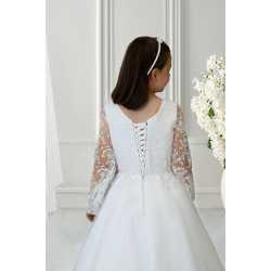 Handmade White First Holy Communion Dress Style HIROKO MCH