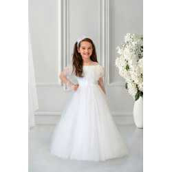 Handmade White First Holy Communion Dress Style MEGAN MCH