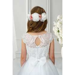 Lace Top Handmade First Holy Communion Dress Style CASANDRA