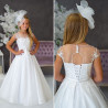 Handmade White First Holy Communion Dress Style YASMINE MCH