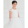 HANDMADE IVORY FIRST HOLY COMMUNION DRESS BY TETER WARM STYLE GS02