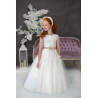 Handmade Ivory/Pink First Holy Communion Dress Style RHONA MCH