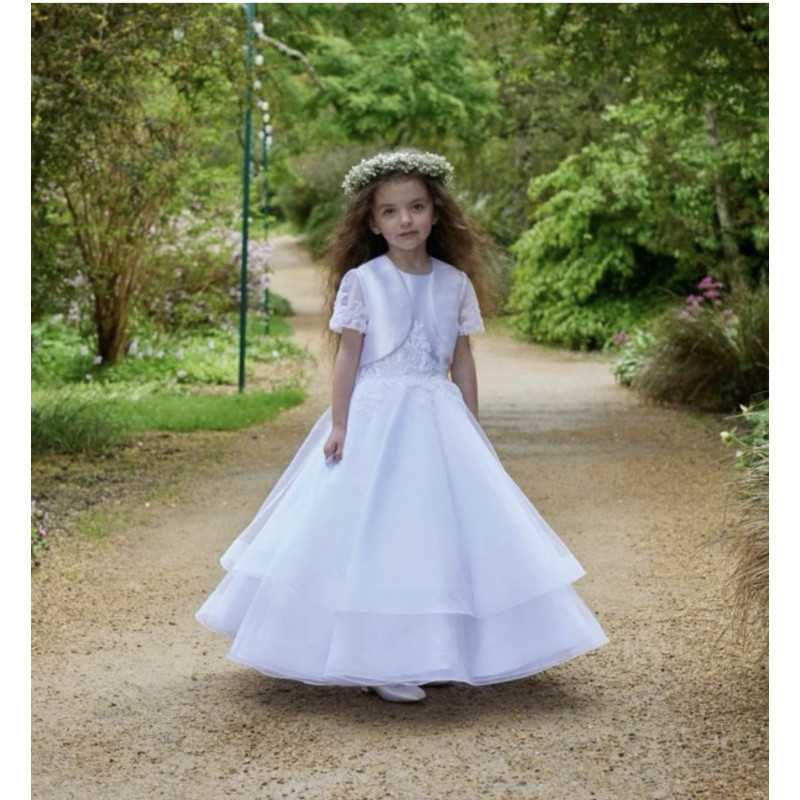 White First Holy Communion Dress Style IS24662