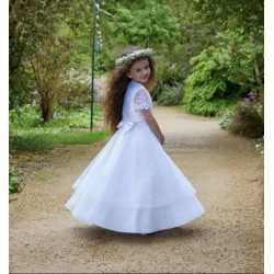 White First Holy Communion Dress Style IS24662