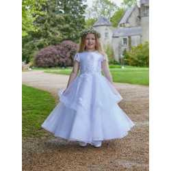 White First Holy Communion Dress Style IS24620