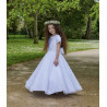 White First Holy Communion Dress Style IS24674