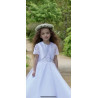 White First Holy Communion Bolero Style IS24664