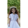 White First Holy Communion Bolero Style IS24664