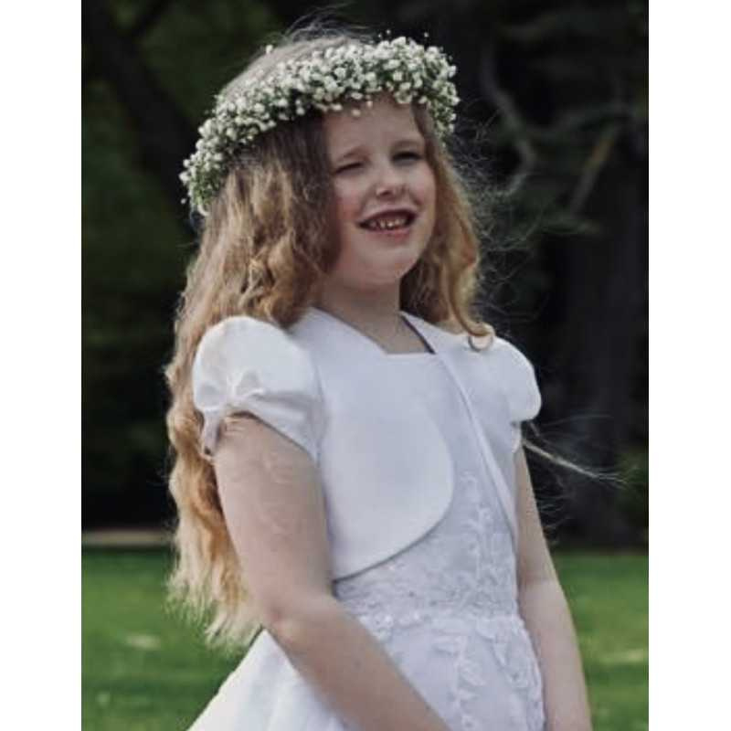 Ivory First Holy Communion Bolero Style Ko24146