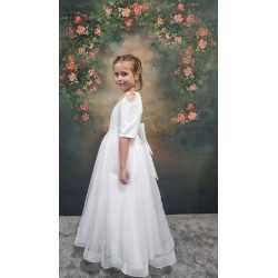 First Holy White Communion Dress Style XOCHITL