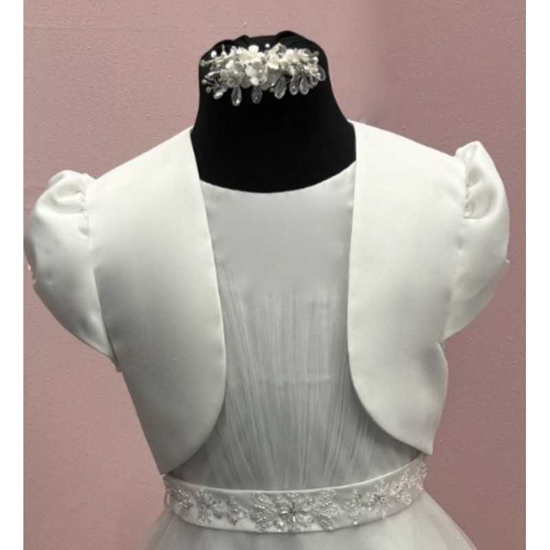 Ivory First Holy Communion Bolero Style Ko24147