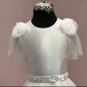 White First Holy Communion Dress Style IS24632