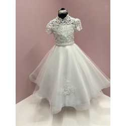 Isabella White First Holy Communion Dress Style IS24684