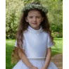 White First Holy Communion Bolero Style Ko24145