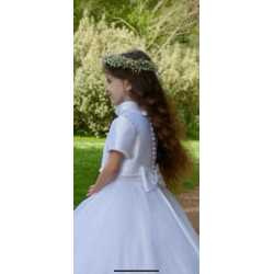 White First Holy Communion Bolero Style Ko24145